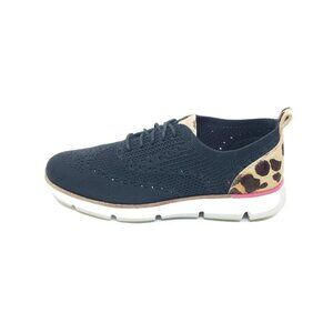 Cole Haan Stitchlite Womens Sneaker Jaguar Haircalf Oxford Black Knit 7B